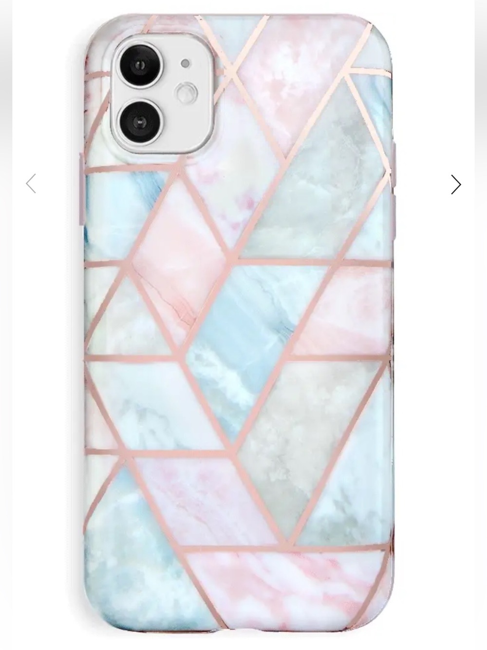 Velvet Cavier Geometric Marble iPhone 14 Plus case New never used